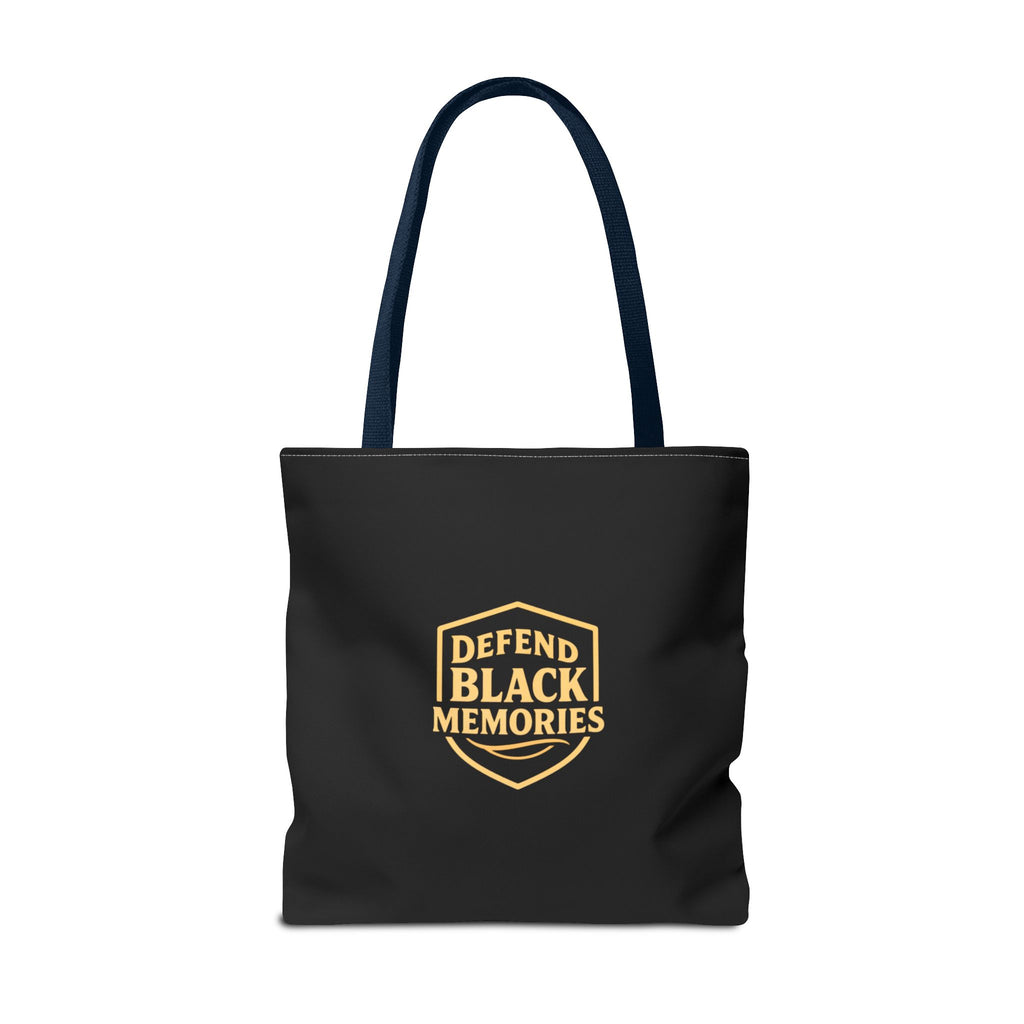 Tubman-Truth Brooch Graphic Tote Bag (Black)