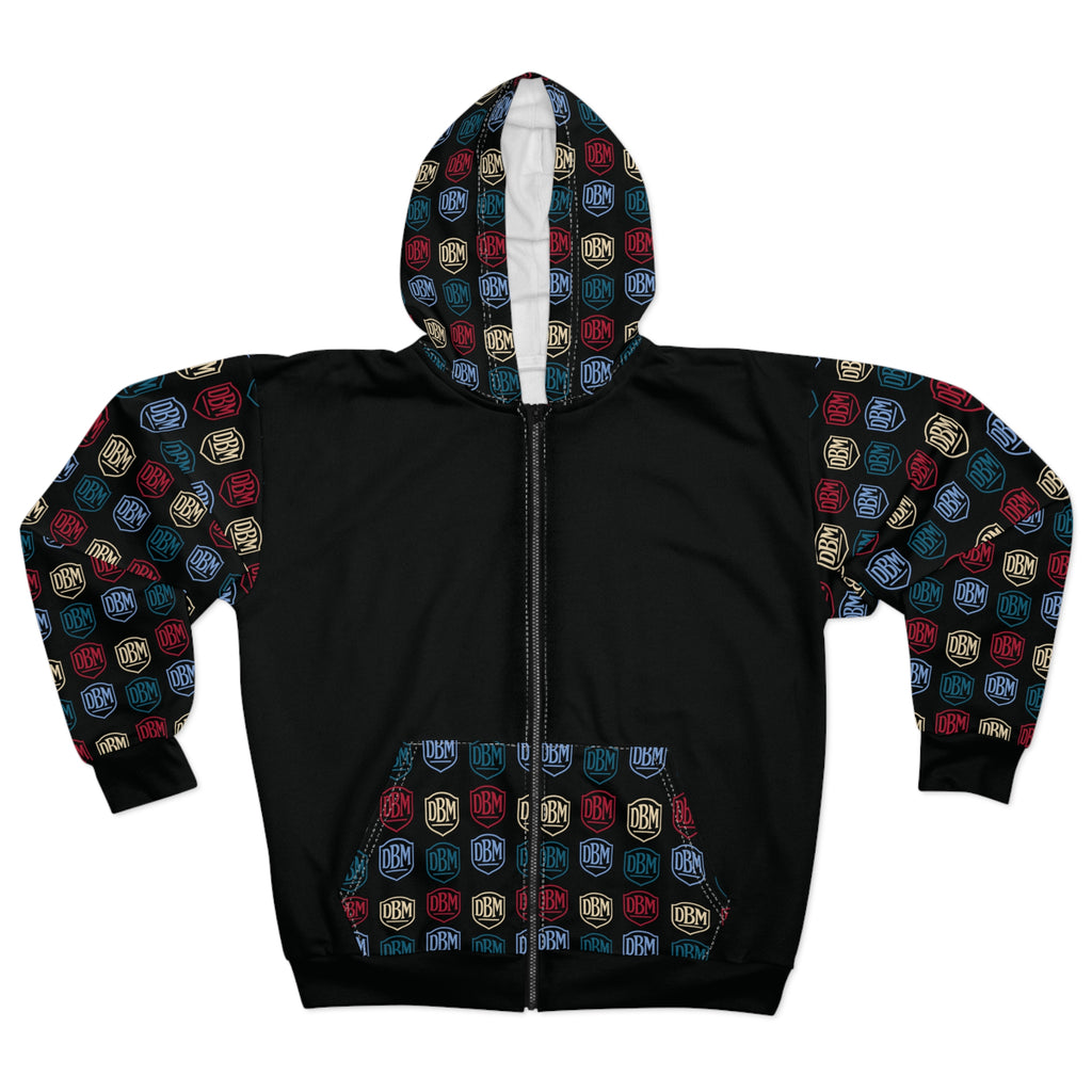 Granville T. Woods, Zip Hoodie (Black)