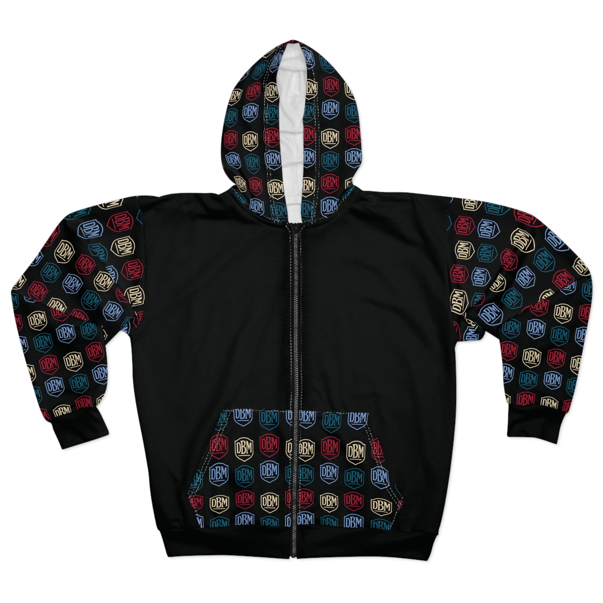 Granville T. Woods, Zip Hoodie (Black)