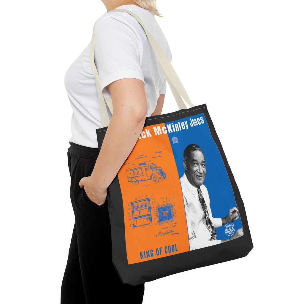 Frederick McKinley Jones, Historical Portrait Tote Bag (Black)