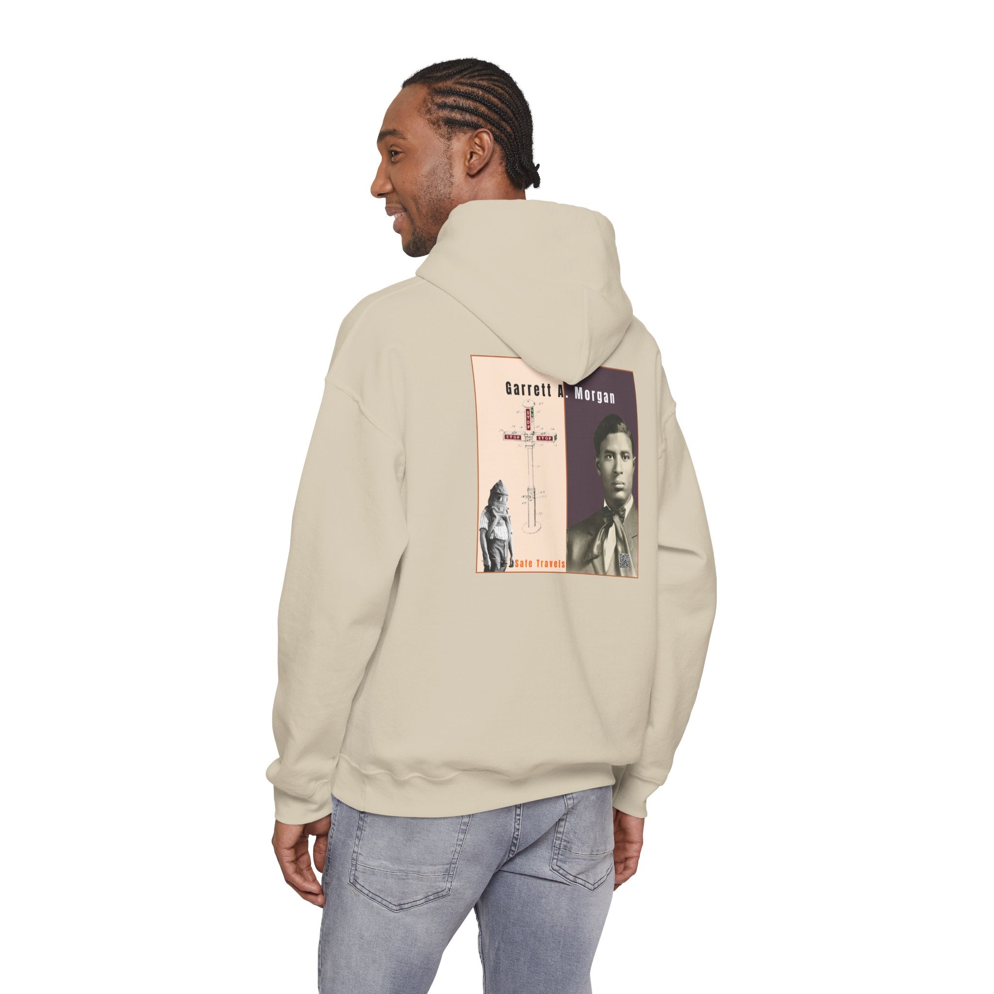 Garrett A. Morgan, Unisex, Historical Portrait, Heavy Blend™ Hooded Sweatshirt