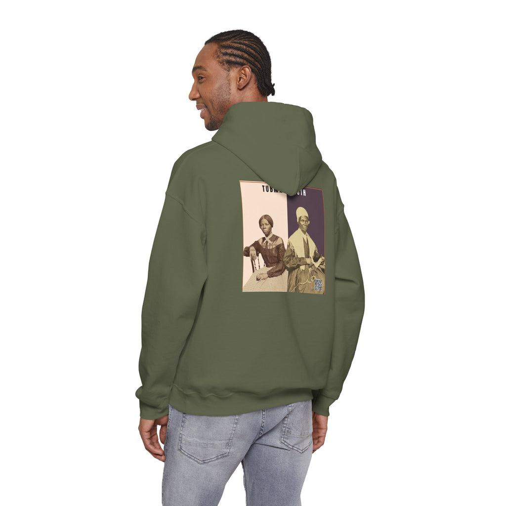 Tubman-Truth, Unisex, Historical Portrait, Heavy Blend™ Hooded Sweatshirt