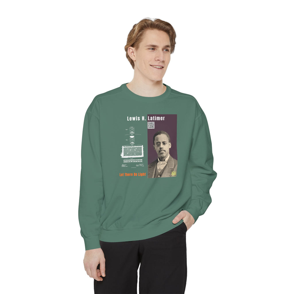 Lewis Latimer Unisex Garment-Dyed Sweatshirt (City Champs)