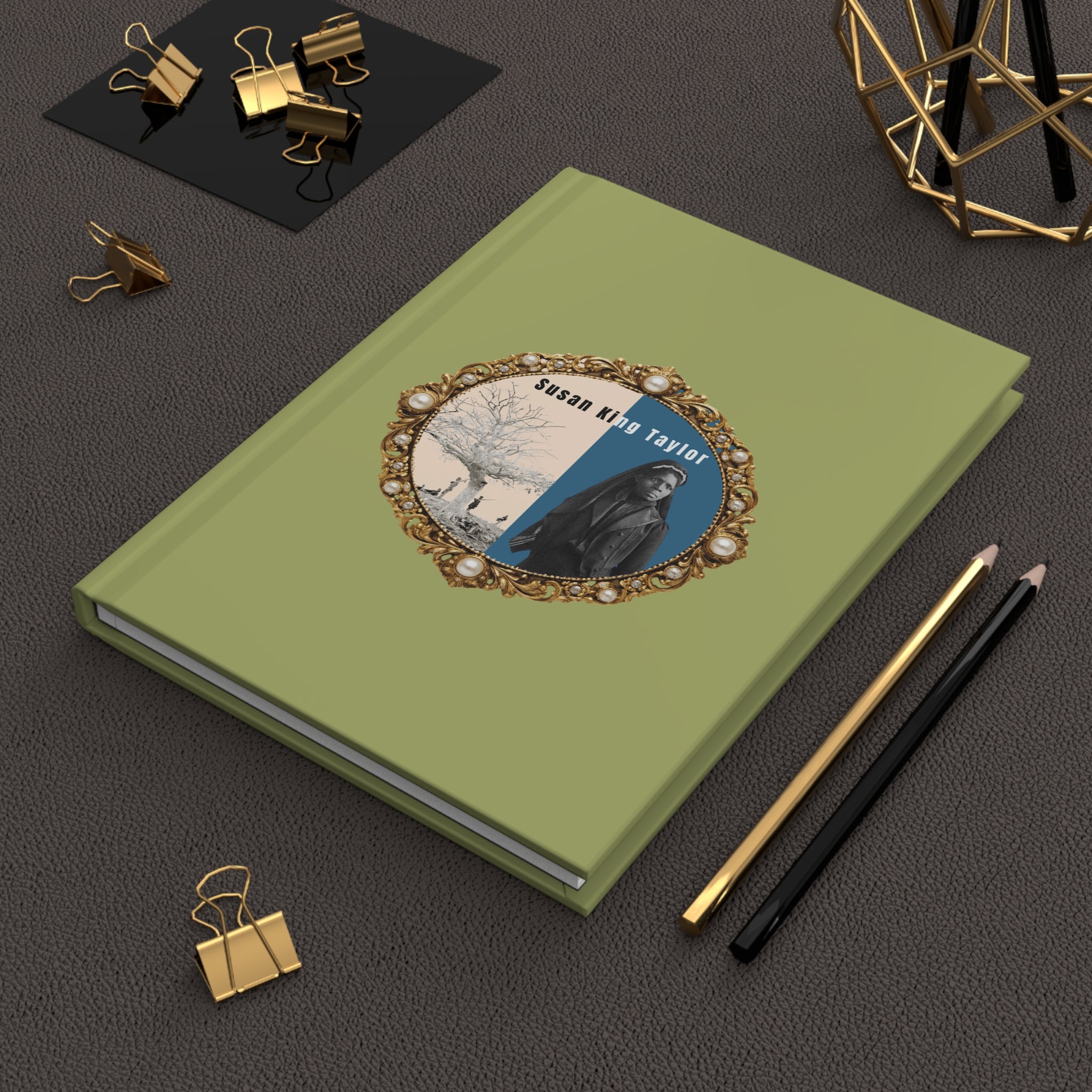 Susan King Taylor, Hardcover Journal Matte (Slime Green)