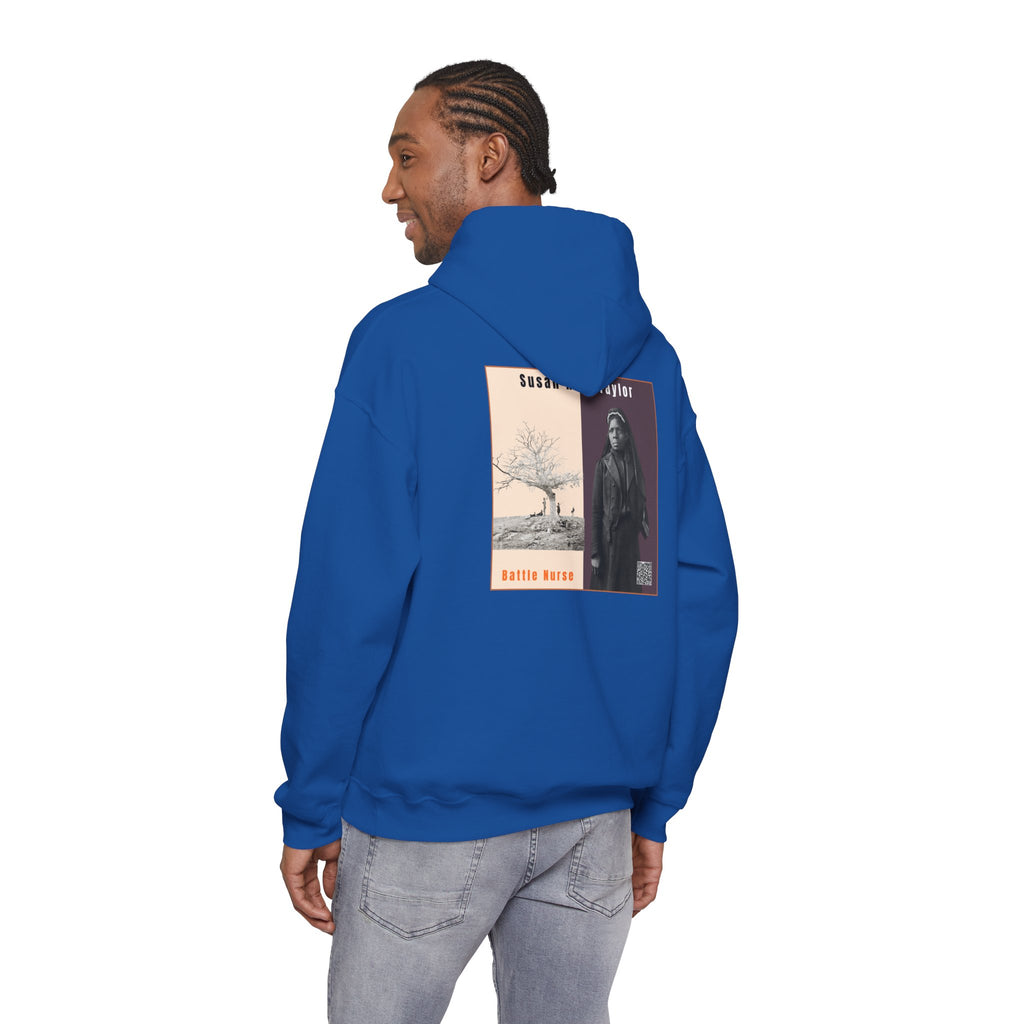 Susan King Taylor, Unisex, Historical Portrait, Heavy Blend™ Hooded Sweatshirt