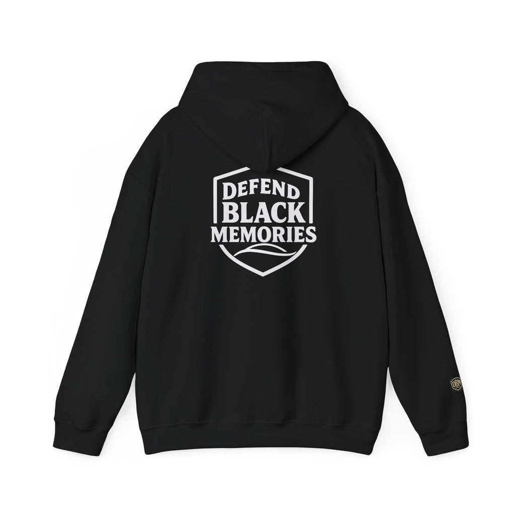 Defend Black Memories: Garrett A. Morgan Tribute Hoodie Big Back Logo Graphic Sweatshirt