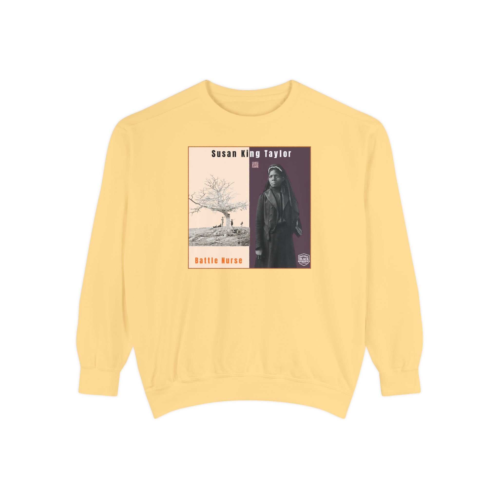 Susie King Taylor: Unisex Garment-Dyed Sweatshirt (City Champs)