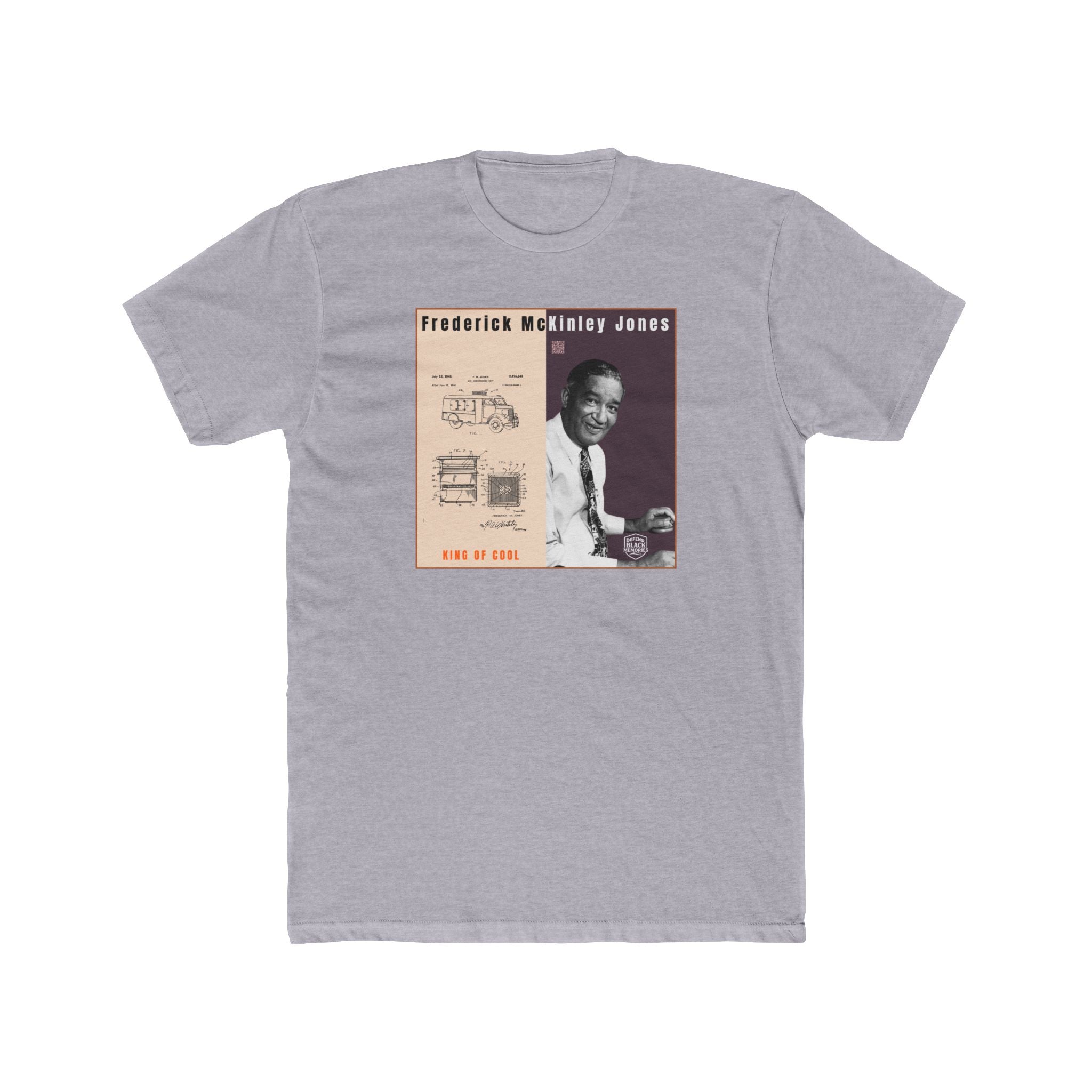 Frederick McKinley Jones, Unisex, Historical Portrait T-Shirt (City Champs)