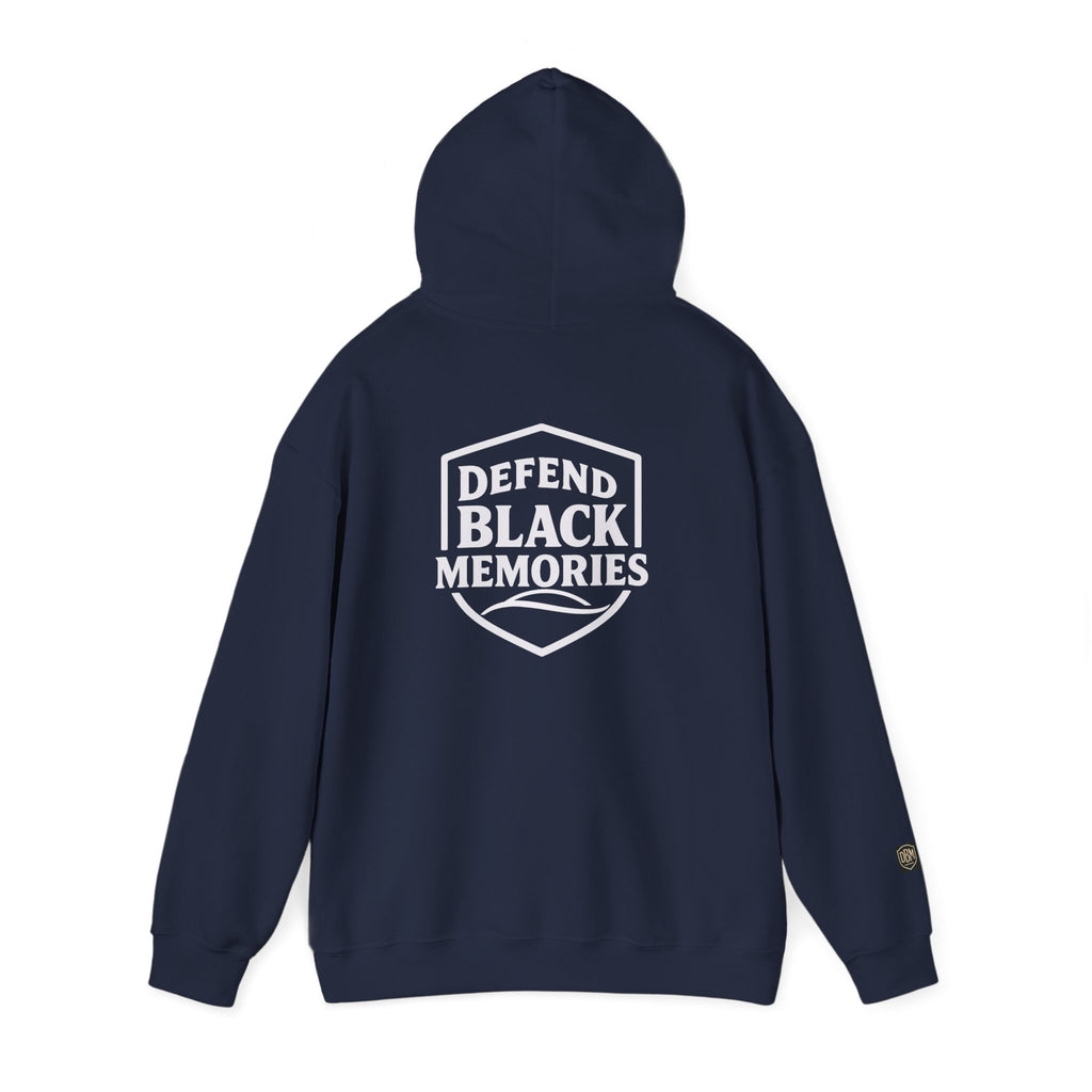 Defend Black Memories: Garrett A. Morgan Tribute Hoodie Big Back Logo Graphic Sweatshirt