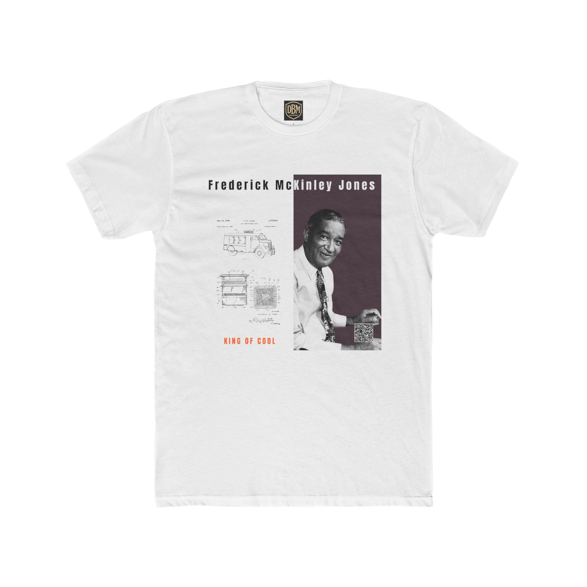 Frederick McKinley Jones, Unisex, Historical Portrait T-Shirt