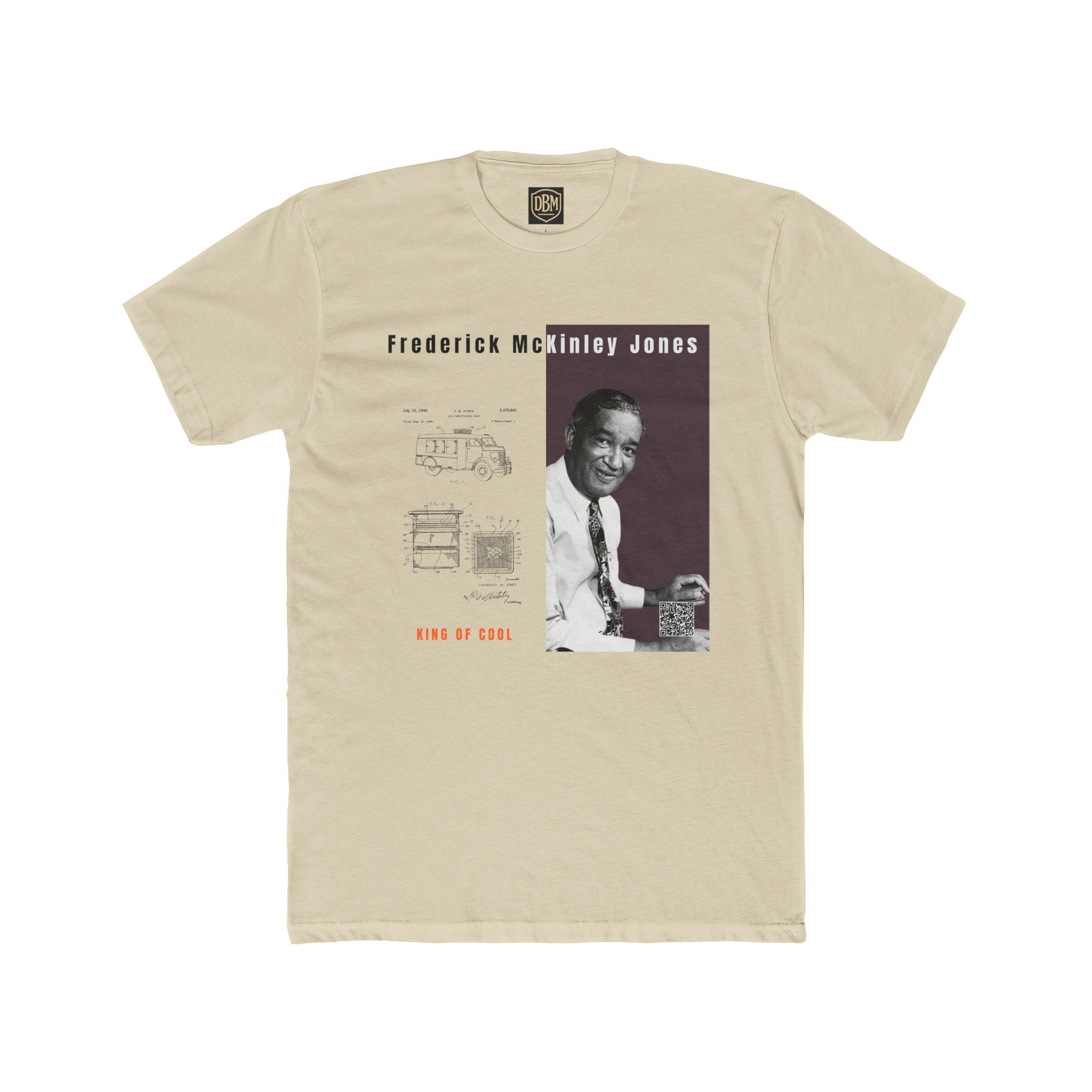 Frederick McKinley Jones, Unisex, Historical Portrait T-Shirt