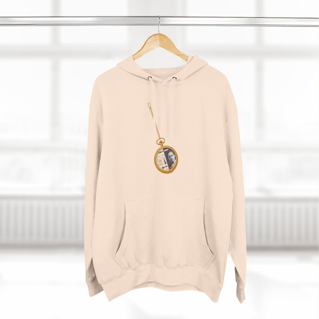 Lewis H Latimer Pocket Watch Three-Panel Fleece Hoodie