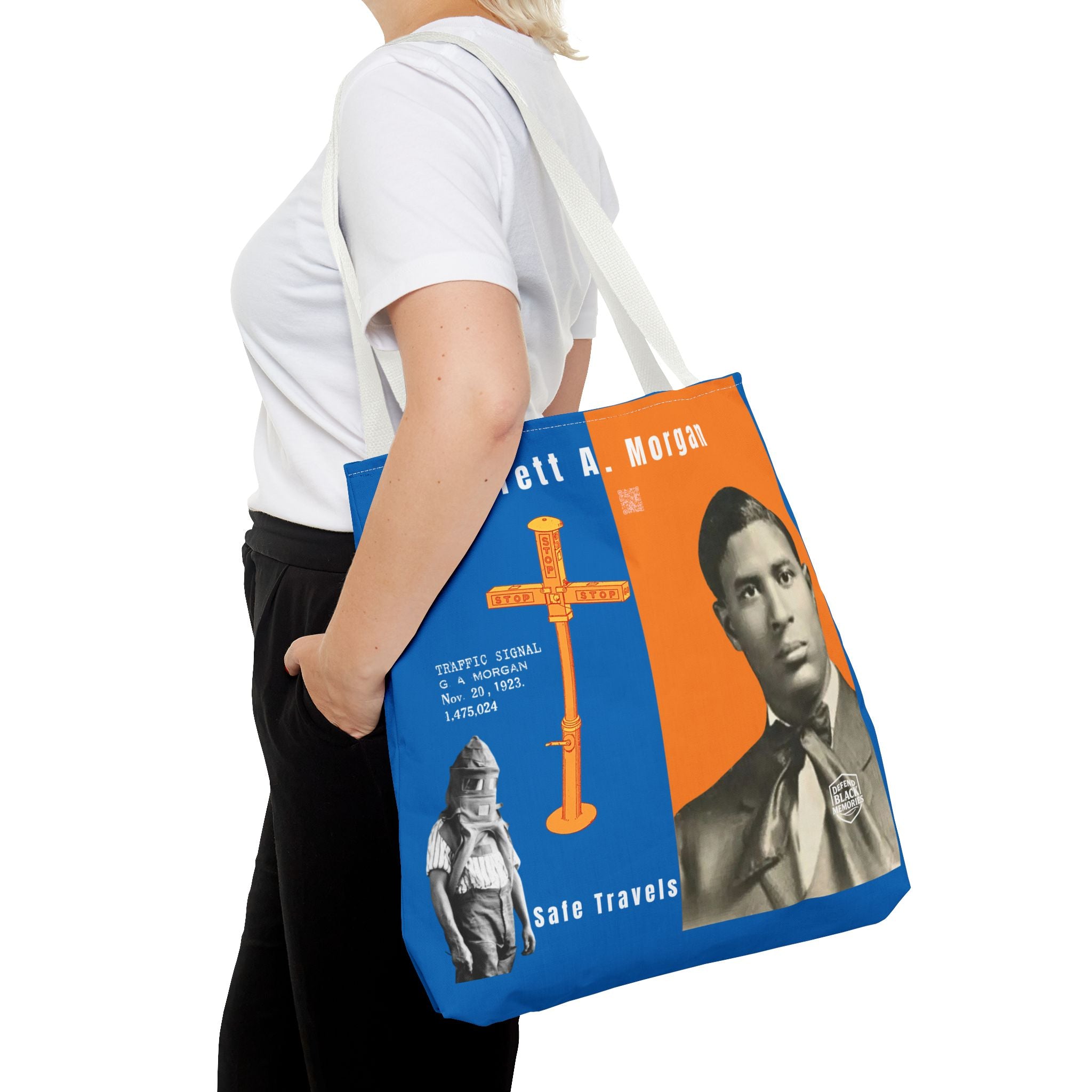 Garrett A. Morgan Tribute Tote Bag (Double Side City Champs Blue)