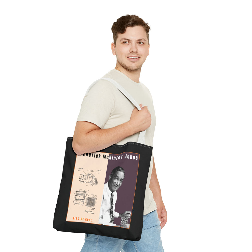 Frederick McKinley Jones, Historical Portrait Tote Bag (Black)