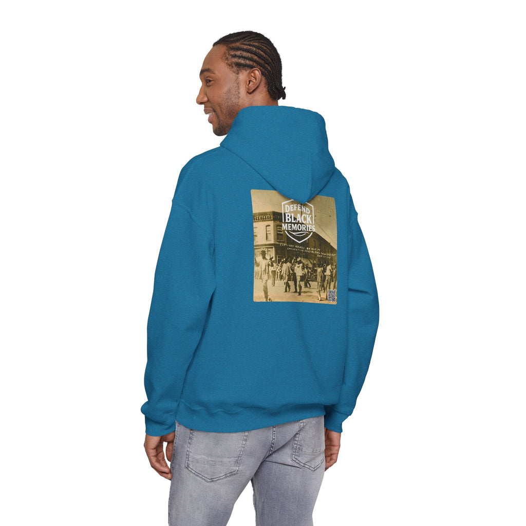 Tulsa Race Massacre, Historical Portrait Hoody, w/Back Graphic