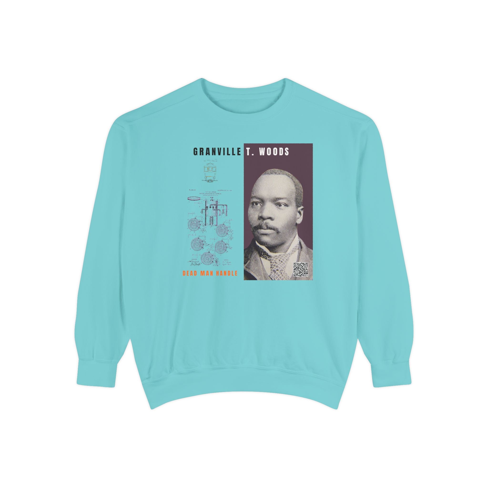 Granville T. Woods, Unisex, Historical Portrait Crewneck Sweatshirt