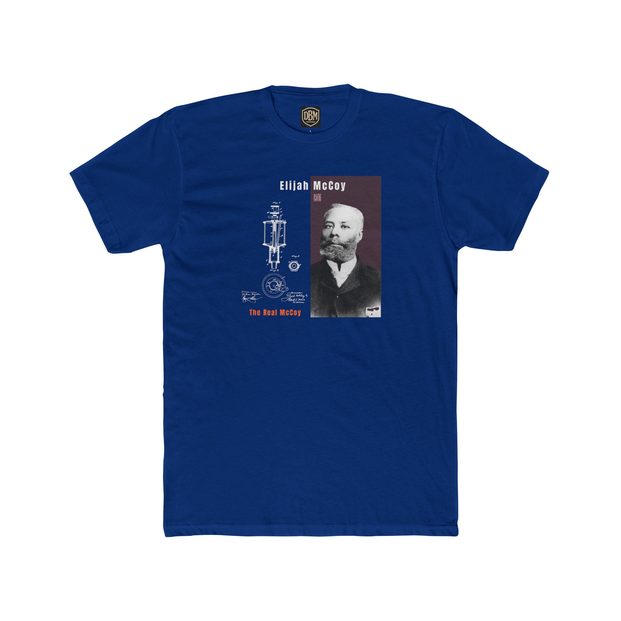 Elijah McCoy, Unisex, Historical Portrait -Shirt
