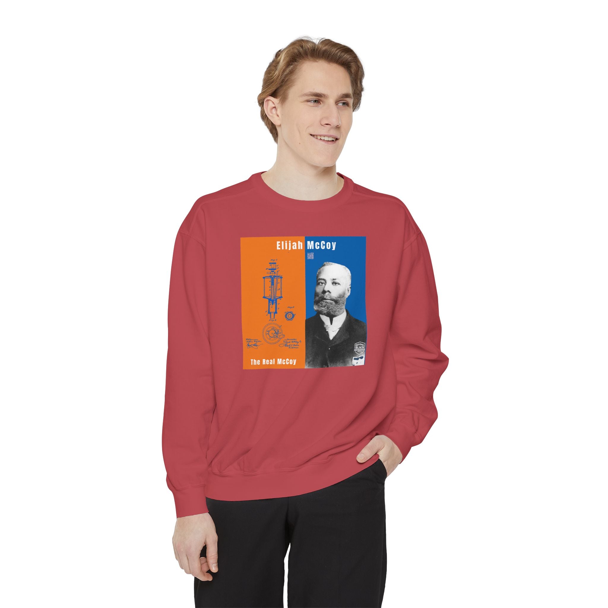 "The Real McCoy" Elijah McCoy Garment Dyed Tribute Sweatshirt (City Champs)