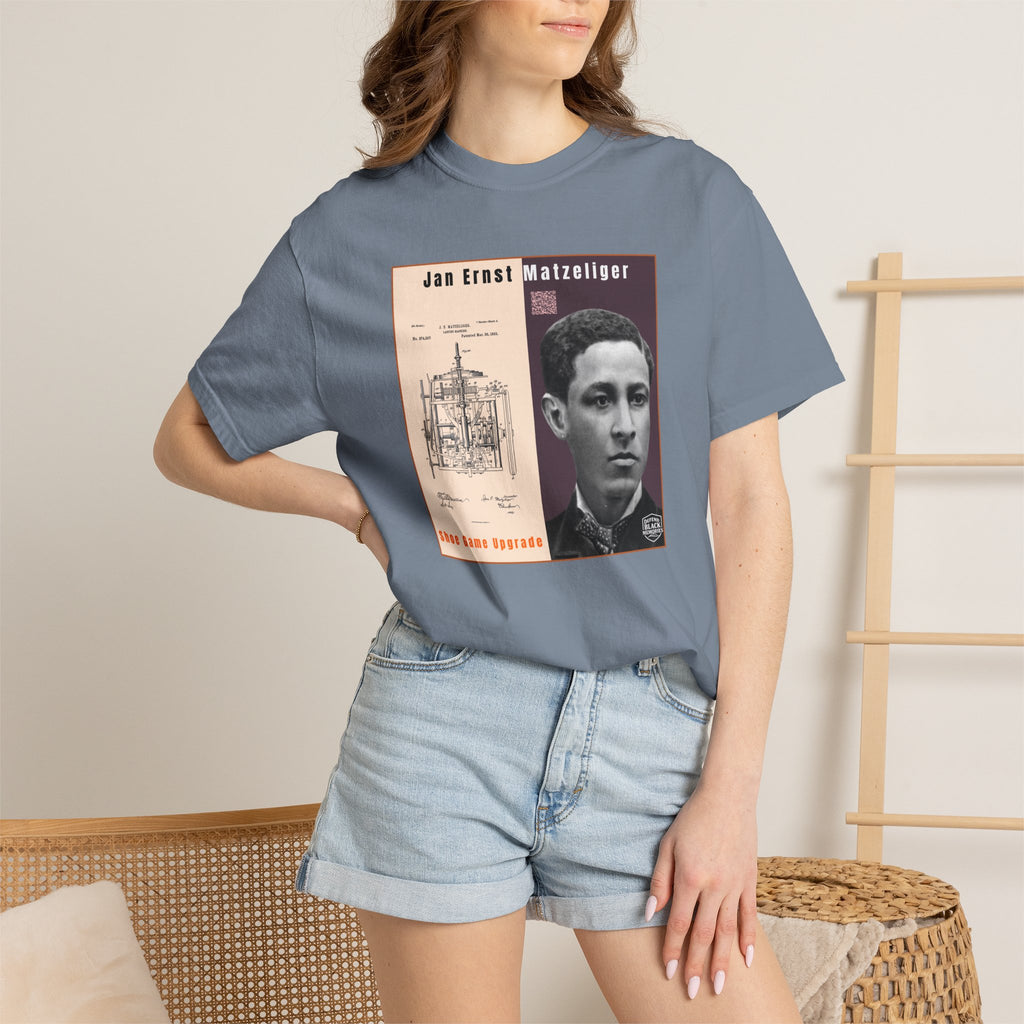 Jan Ernst Matzeliger Portrait T-Shirt – Historical Inventor Graphic Tee (City Champs)