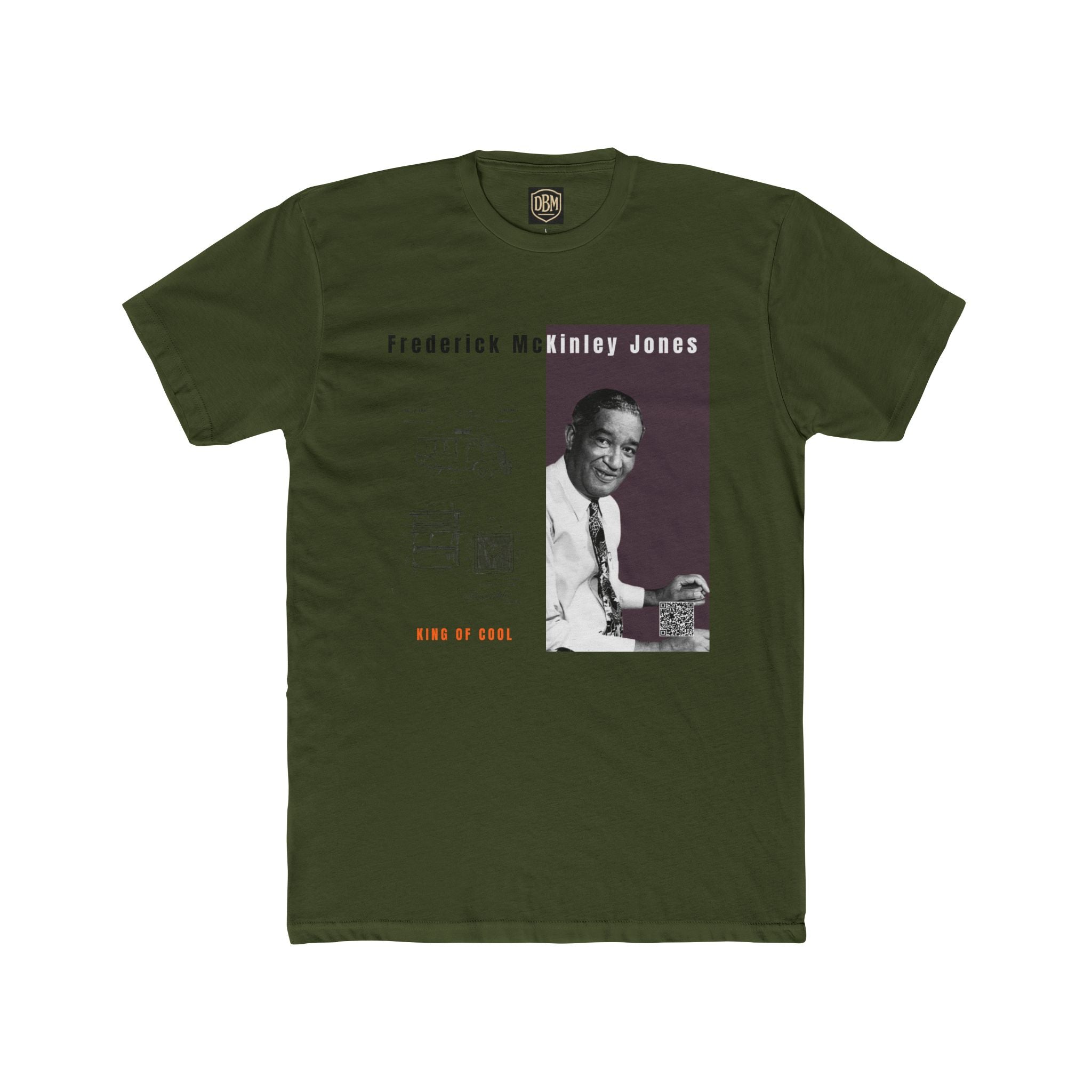 Frederick McKinley Jones, Unisex, Historical Portrait T-Shirt