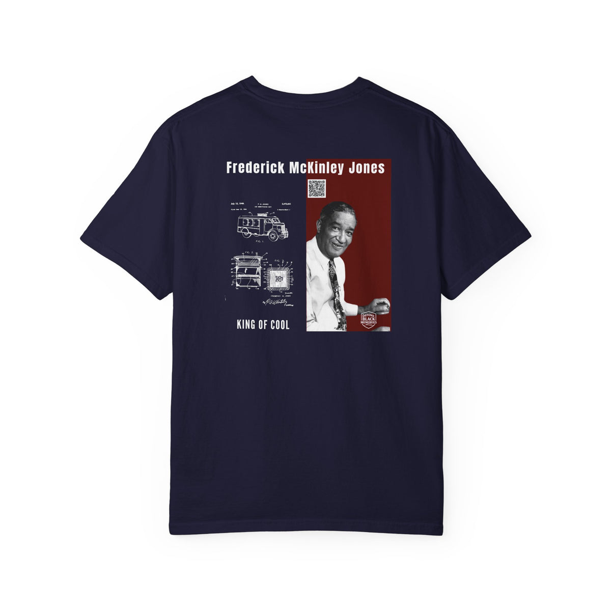 Frederick McKinley Jones, 2 Side, Unisex, Historical Portrait T-shirt (CIty Champs)