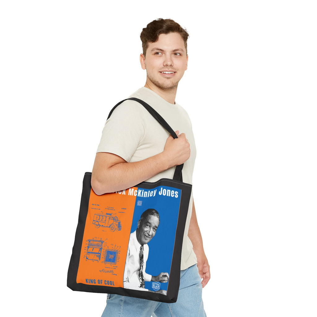 Frederick McKinley Jones, Historical Portrait Tote Bag (Black)