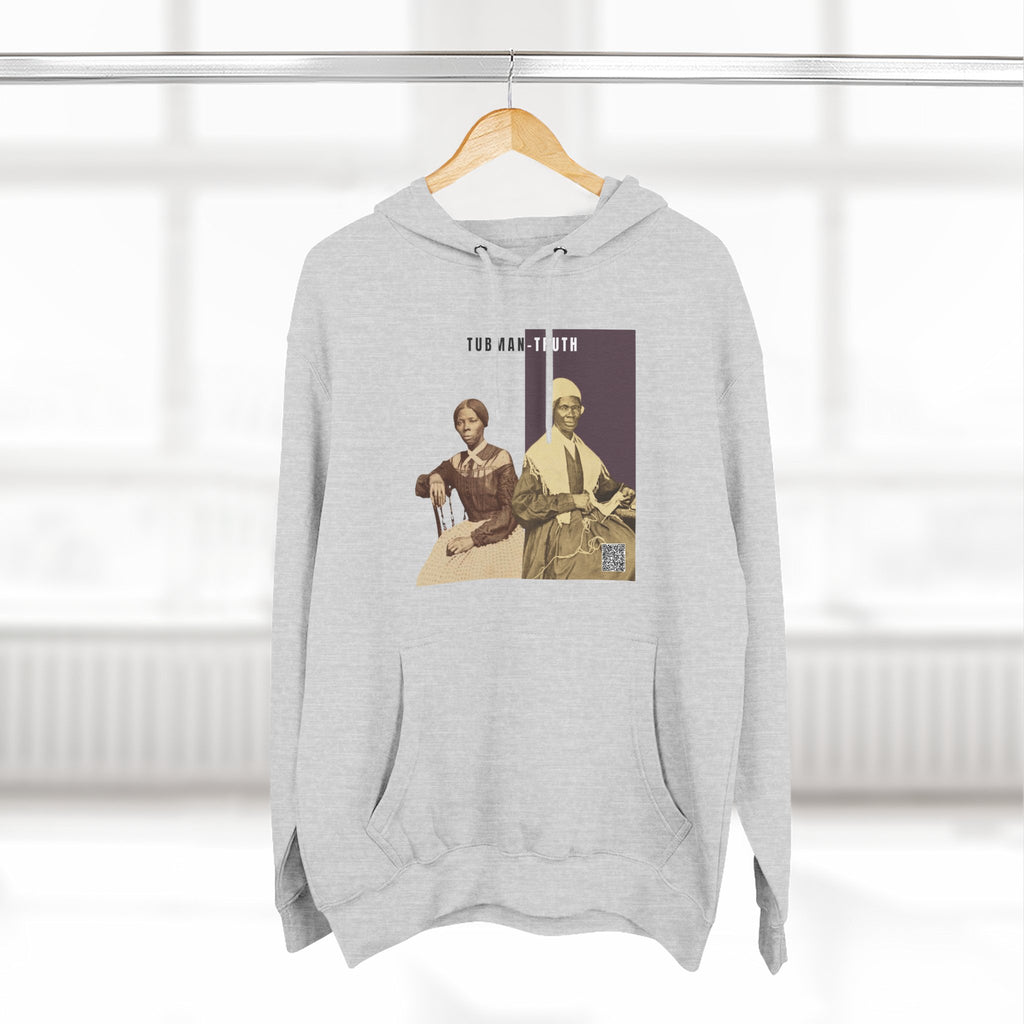 Tubman-Truth Three-panel, Historical Portrait Hoodie