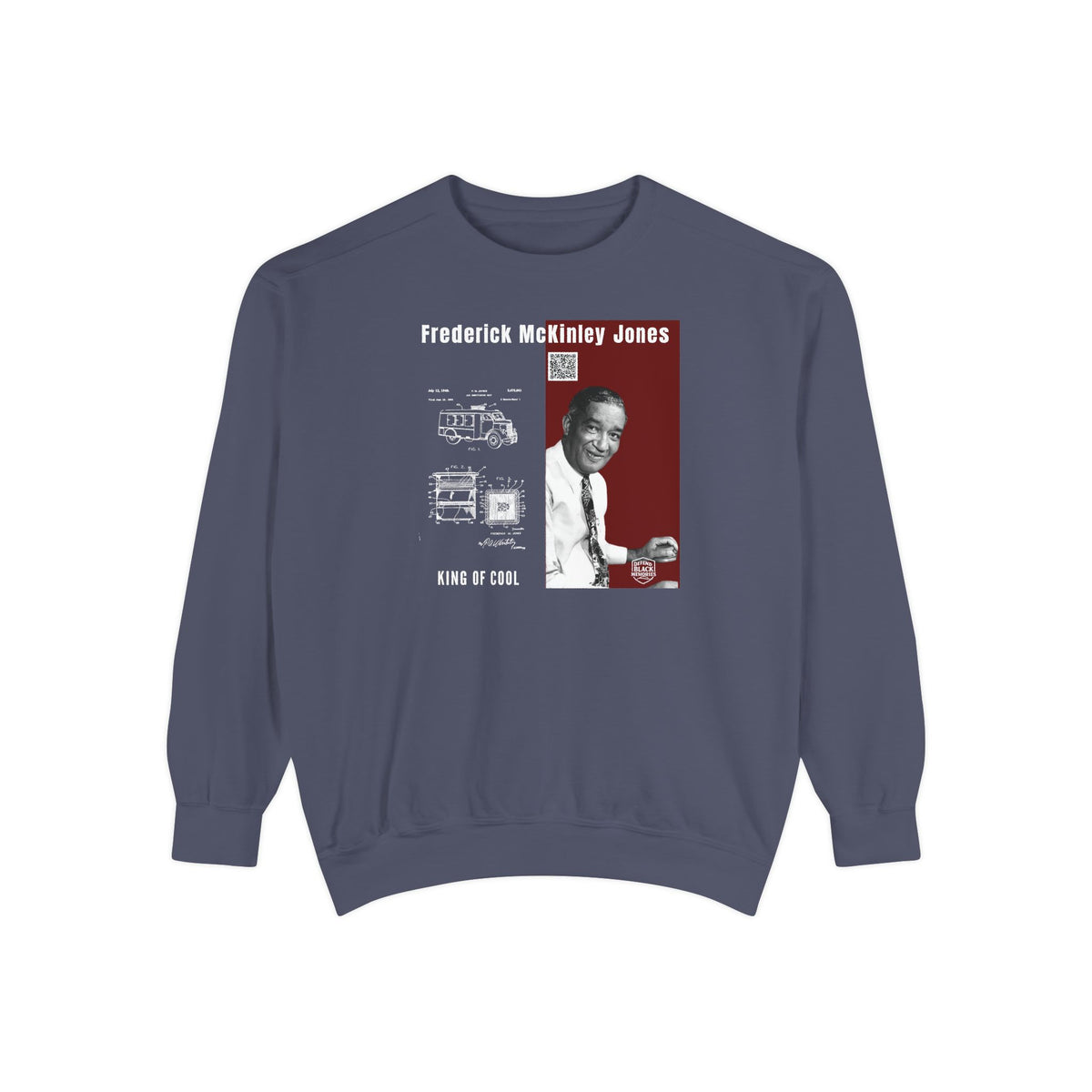 Frederick McKinley Jones, Unisex, Garment-Dyed Sweatshirt (City Champs)