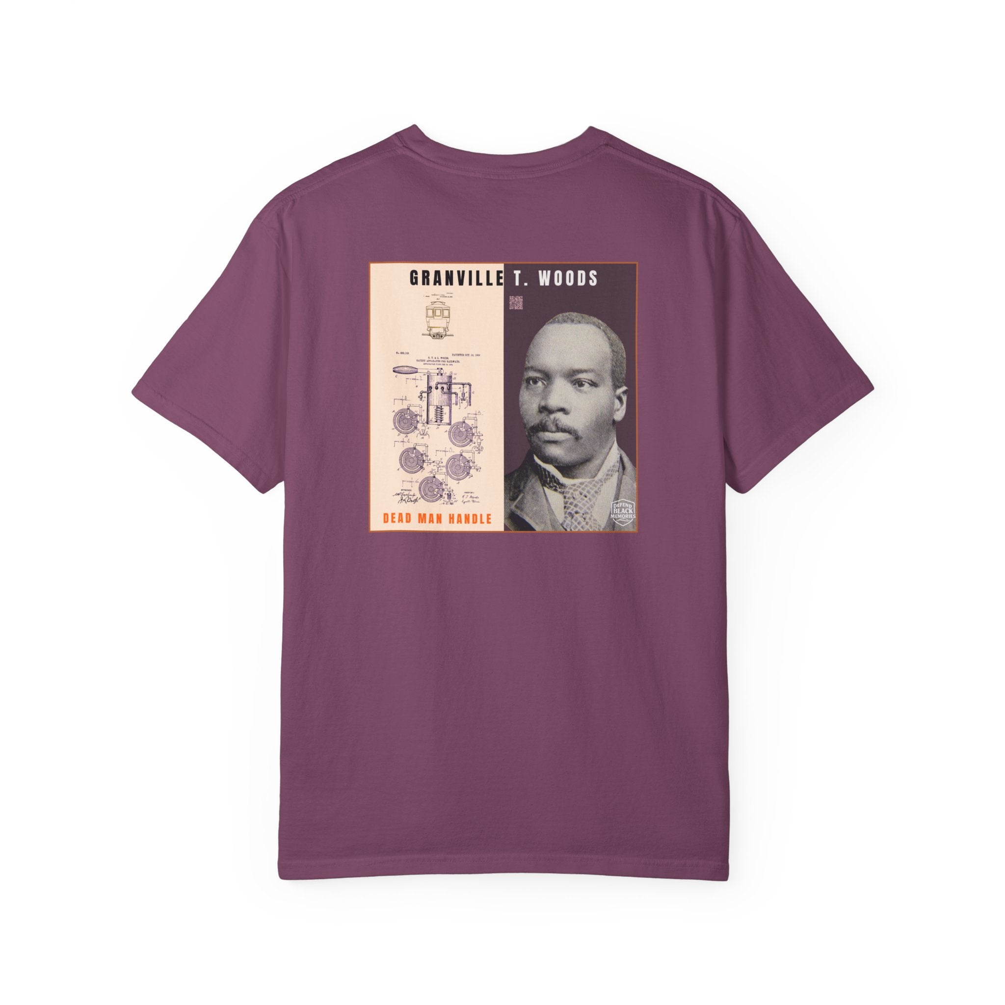 Granville T. Woods, 2 Side, Unisex, Historical Portrait T-shirt (City Champs)