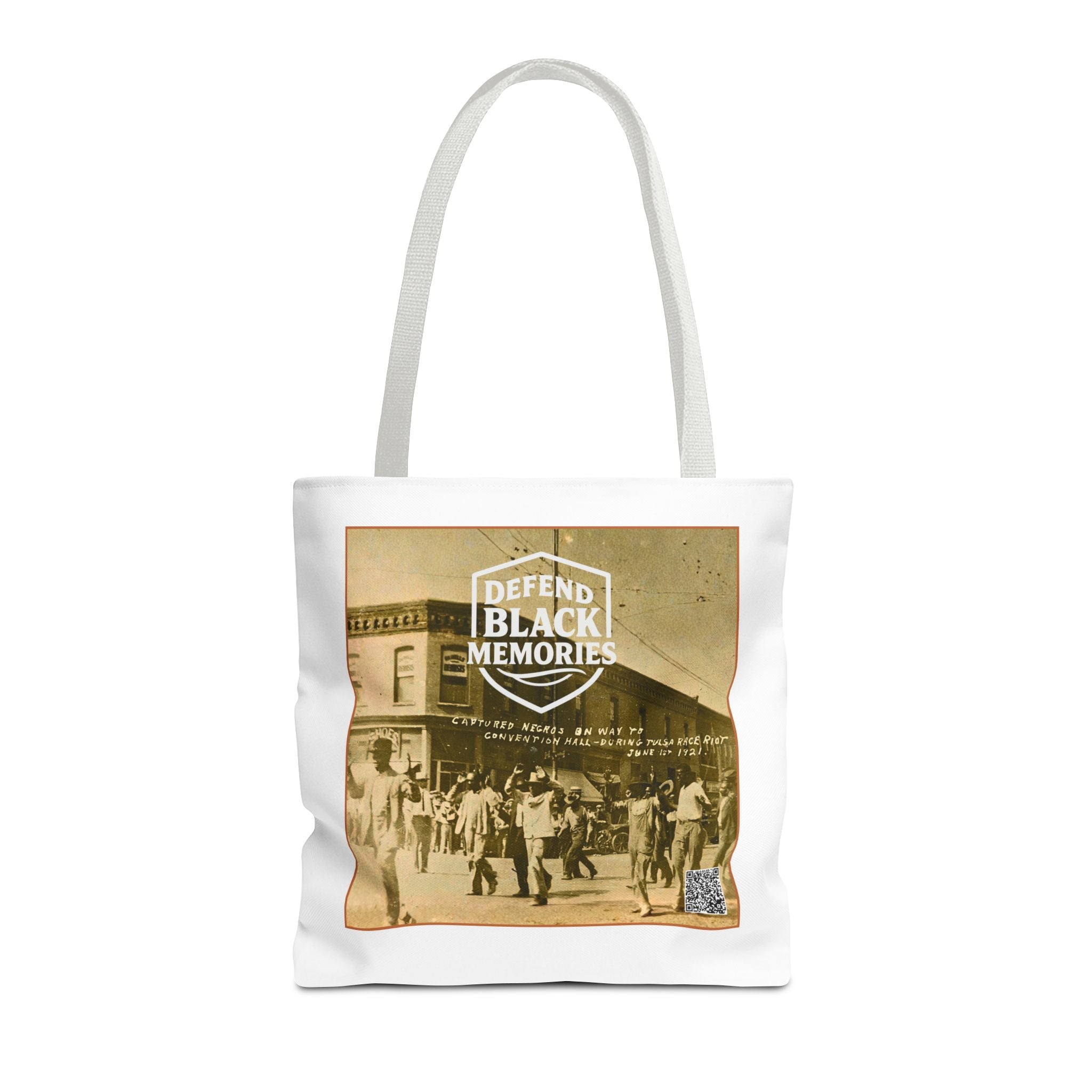 Tulsa Massacre Tote Bag (White)