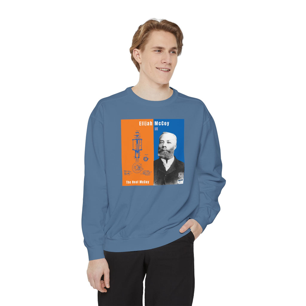 "The Real McCoy" Elijah McCoy Garment Dyed Tribute Sweatshirt (City Champs)