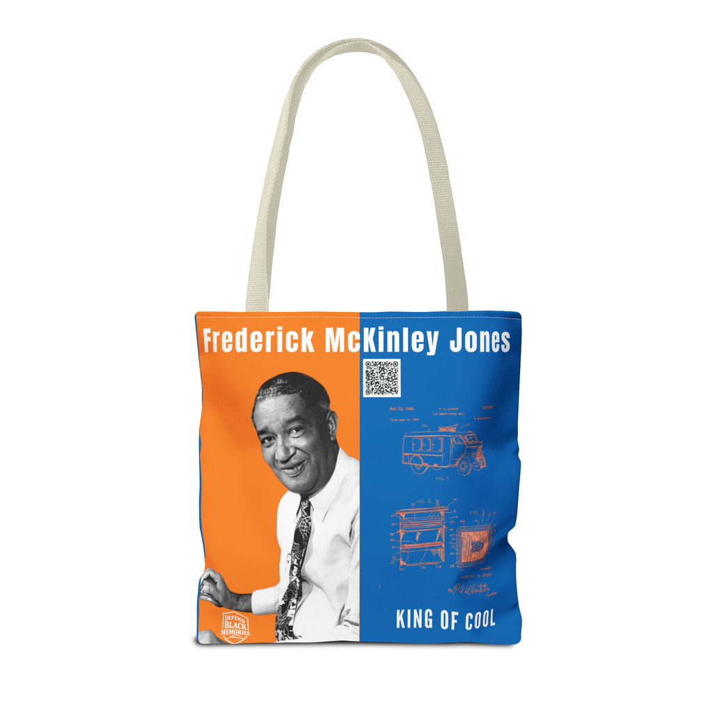 Frederick McKinley Jones, Historical Portrait Tote Bag (Double Side City Champs Blue)