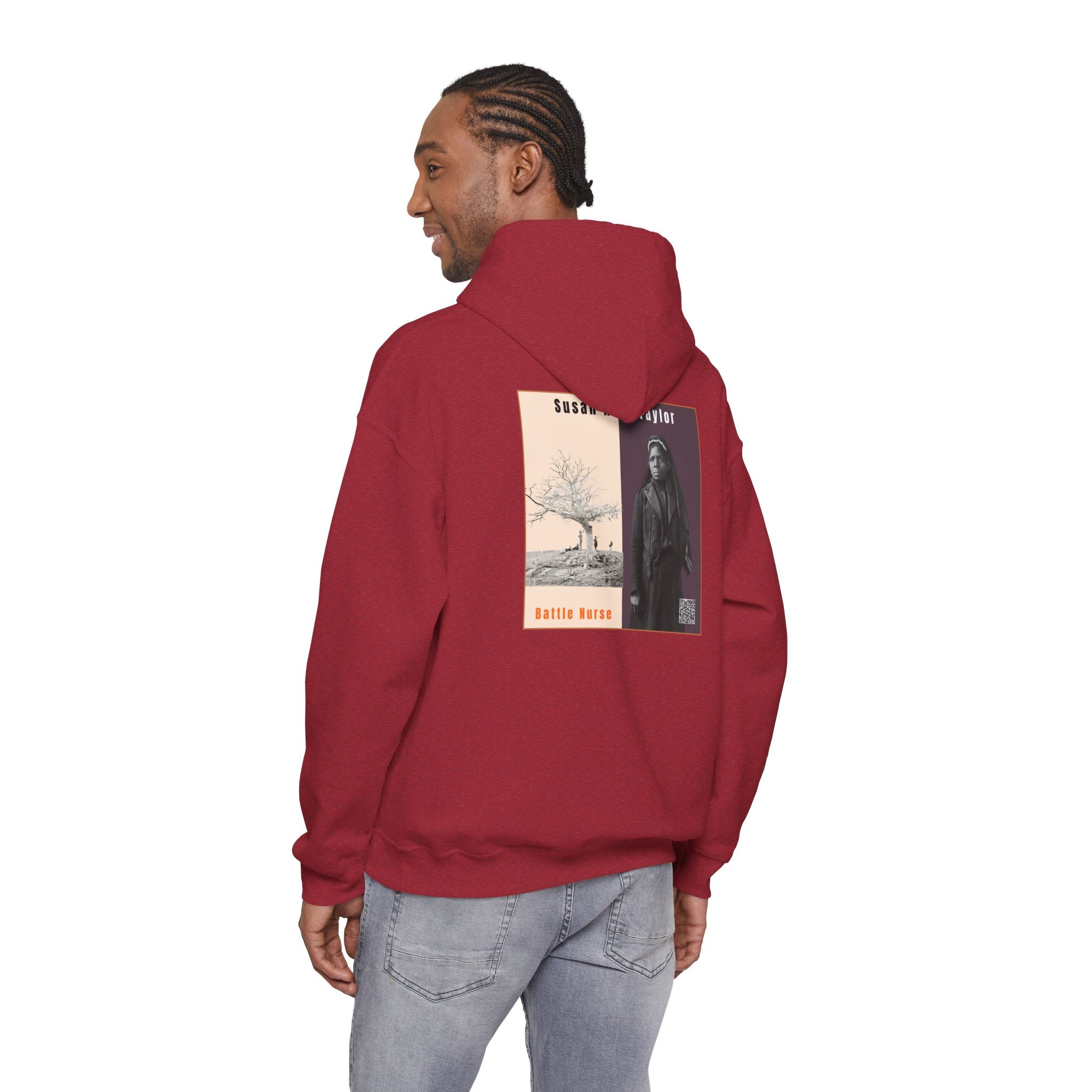 Susan King Taylor, Unisex, Historical Portrait, Heavy Blend™ Hooded Sweatshirt