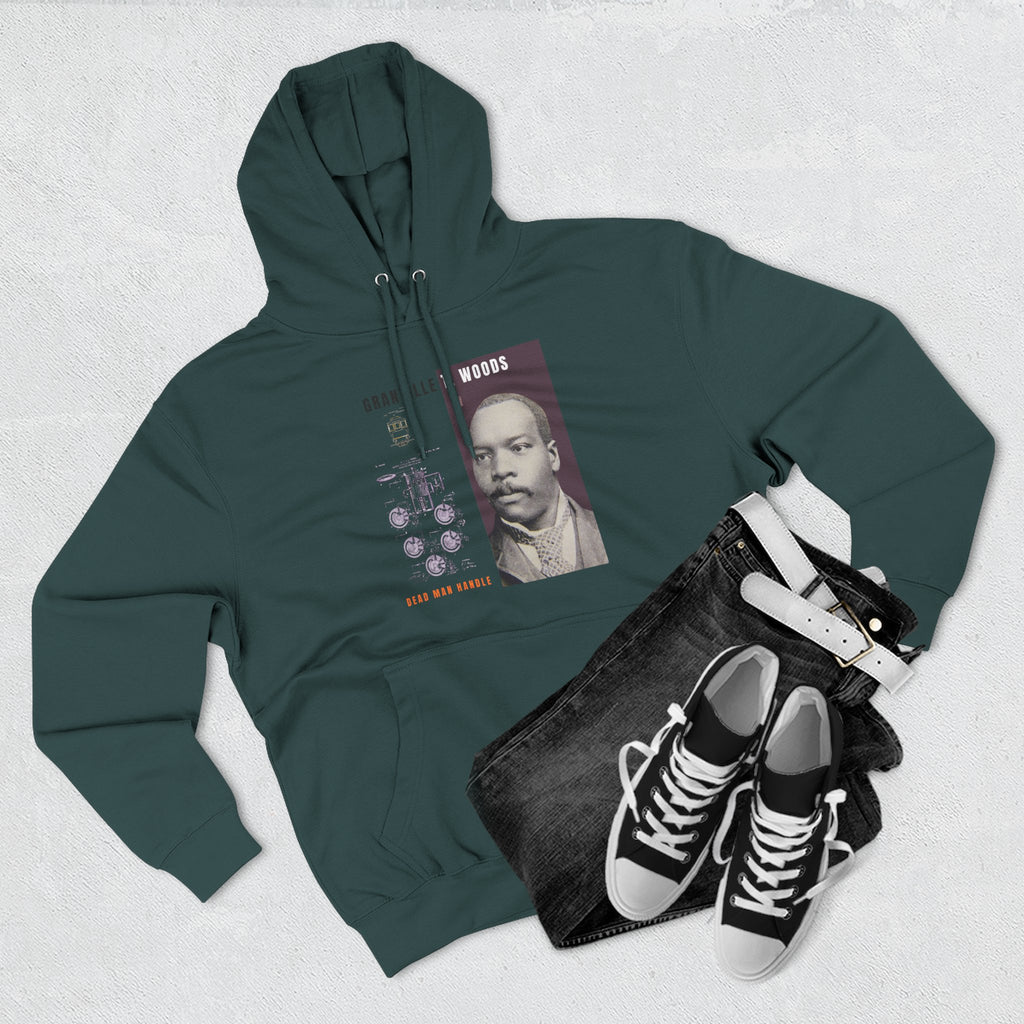 Granville T. Woods, Three-panel Historical Portrait Hoodie (City Champs)