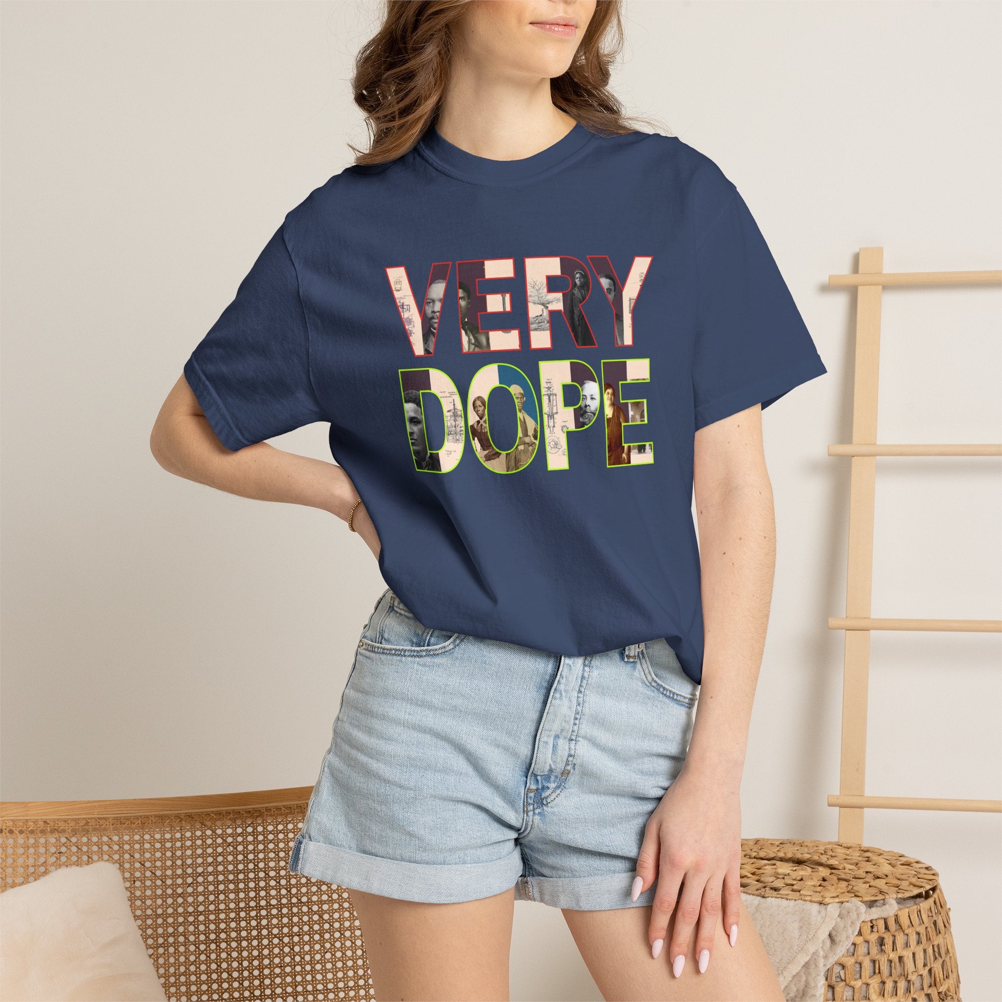 Very Dope 'Defend Black Memories' Icons Tee — Oversized Boxy T-Shirt