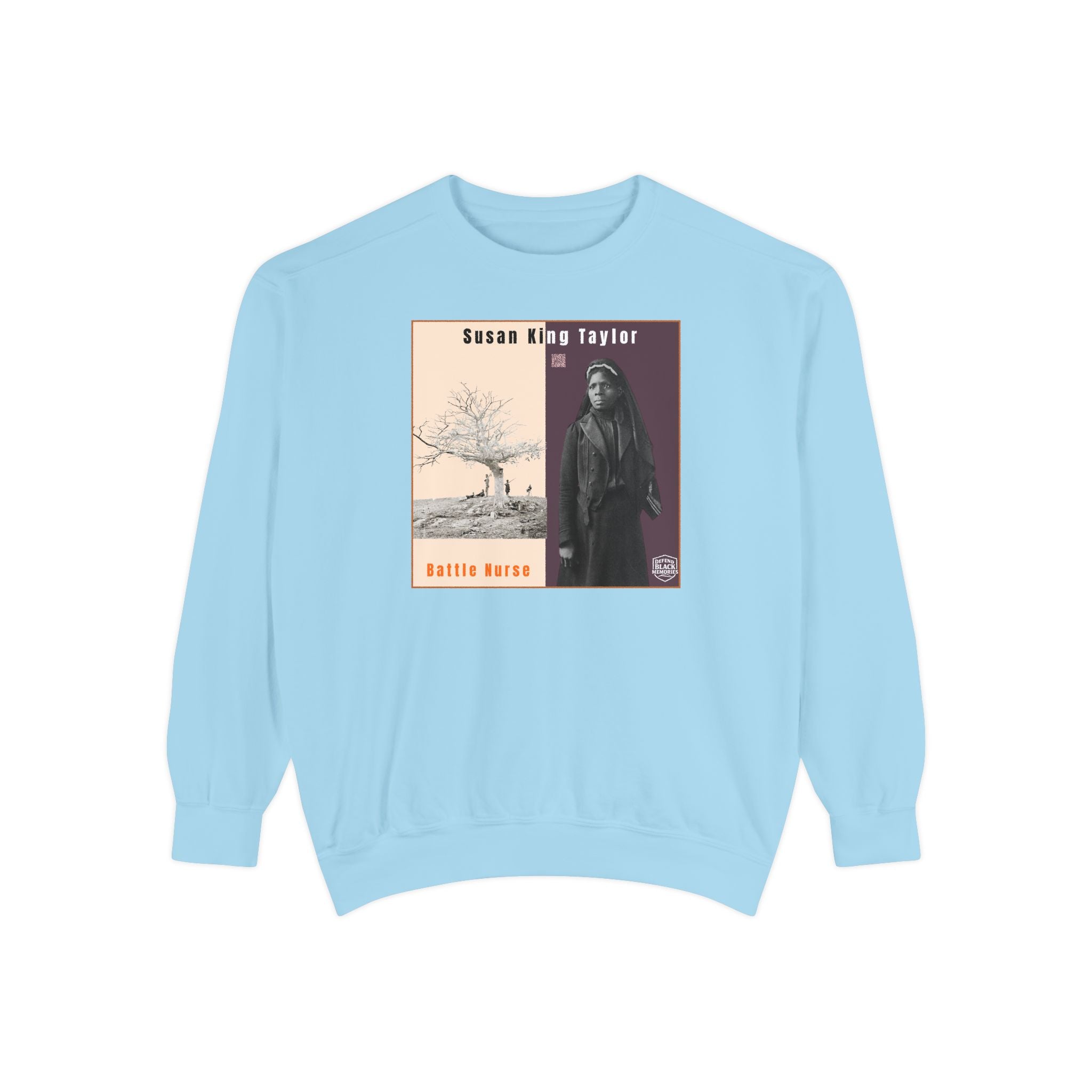 Susie King Taylor: Unisex Garment-Dyed Sweatshirt (City Champs)