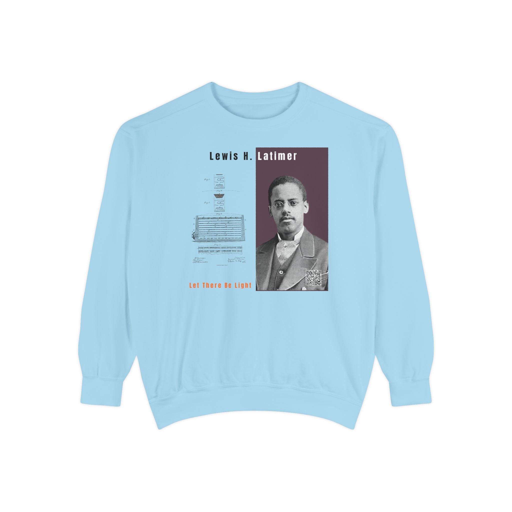 Defend Black Memories: Lewis Latimer Unisex Garment-Dyed Sweatshirt
